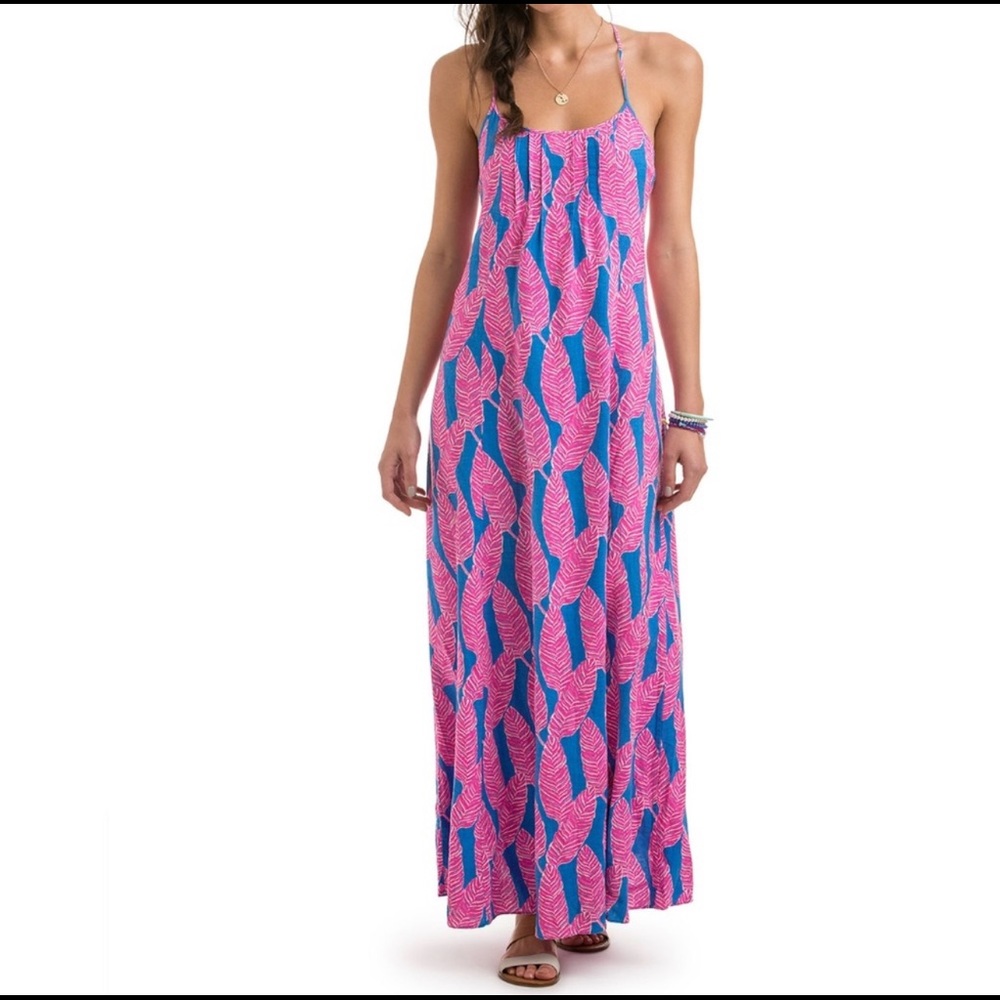Vineyard Vines Palm Print Maxi